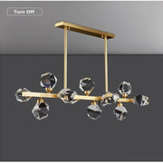 JC Kayamanti Crystal Linear Chandelier