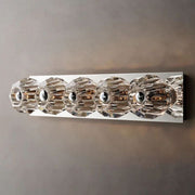 JC Seaver Clear Glass Linear Grand Wall Sconce