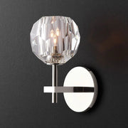 JC Seaver Clear Glass Short Wall Sconce