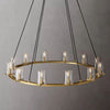 JC Kusea Glass Round Chandelier 48"