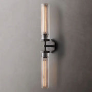 JC Lanchester Hexagonal Linear Grand Wall Sconce