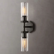 JC Lanchester Hexagonal Linear Short Wall Sconce