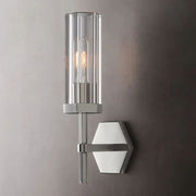 JC Lanchester Hexagonal Short Wall Sconce