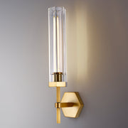 JC Adam Polygonal Crystal Series Wall Sconce