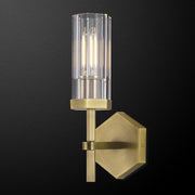 JC Adam Polygonal Crystal Series Wall Sconce