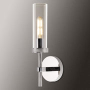 JC Adam Round Shade Glass Series Wall Sconce