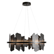 Thalassa Large Hand Made Slate and Steel Chandelier