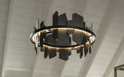 Thalassa Large Hand Made Slate and Steel Chandelier