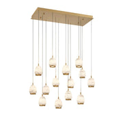 JC Alabaster Epoch Linear LED Chandelier