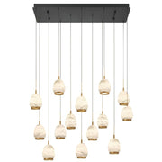 JC Alabaster Epoch Linear LED Chandelier