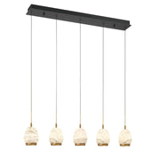 JC Alabaster Epoch Linear LED Chandelier