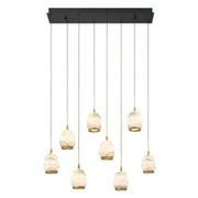 JC Alabaster Epoch Linear LED Chandelier