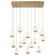 JC Alabaster Epoch Linear LED Chandelier