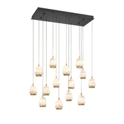 JC Alabaster Epoch Linear LED Chandelier