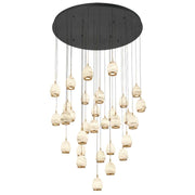 JC Alabaster Epoch Round LED Chandelier