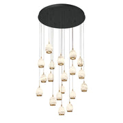 JC Alabaster Epoch Round LED Chandelier