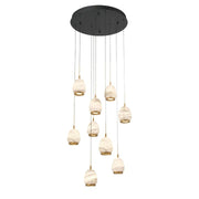 JC Alabaster Epoch Round LED Chandelier