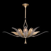 JC Lily  Oblong Chandelier Light 40"