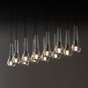 JC Microphone Linear Crystal Chandelier