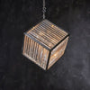 Lita Glass Cube Rectangle Chandelier - jchandelier