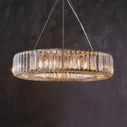 Lita Round Crystals Chandelier - jchandelier