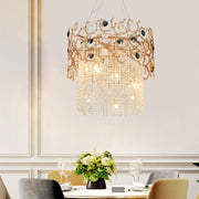 JC Lorna Crown Modern Crystal Chandelier