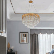 JC Lorna Crystal Cascade Chandelier