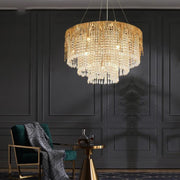 JC Lorna Crystal Cascade Chandelier