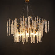 JC Lorna Crystal Raindrop Chandelier Gold Tree Branch Chandeliers