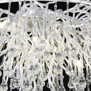 JC Lorna Modern Raindrop Tree Branch Crystal Chandelier 47.5" L