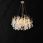 JC Lorna Round Circle Fortune Tree Branch Round Chandelier