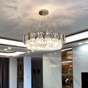 JC Luxurious K9 Crystal Chandelier Modern Ceiling Light Fixtures Set