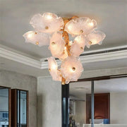 JC Magnolia Modern Luxury Branch Chandelier For Staircase