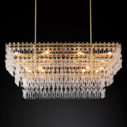 JC Marge 3-Tier Rectangular Chandelier 60"