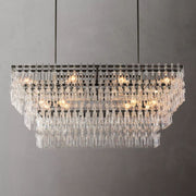 JC Marge 3-Tier Rectangular Chandelier 60"