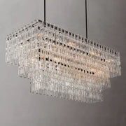 JC Marge 3-Tier Rectangular Chandelier 60"