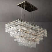 JC Margerie 4-Tier Rectangular Chandelier 72"