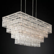 JC Margerie 4-Tier Rectangular Chandelier 72"