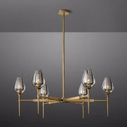 JC Maria Tulip Series Glass Chandelier