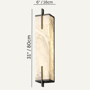 Maros Alabaster Wall Sconce For Bedroom