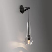 JC Microphone Lead Crystal Wall Sconce