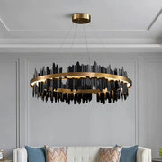 JC Hilbert Modern Round Chandelier