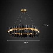 JC Hilbert Modern Round Chandelier