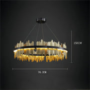 JC Hilbert Modern Round Chandelier