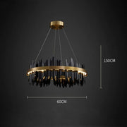 JC Hilbert Modern Round Chandelier