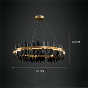 JC Hilbert Modern Round Chandelier