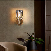 Canson Modern Crystal Bedroom Wall Sconces