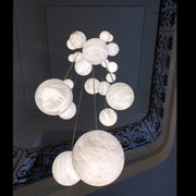 JC Alabaster Sphere Group  Pendant Chandelier,Multi Pendant Light