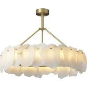 Nasile Alabaster Round Chandelier - jchandelier