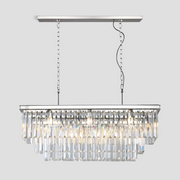 Cressida Crystal Rectangular Chandelier 40" 49" 61" 71"